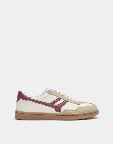 Pull&Bear - Ecrufarvede sneakers i retrostil - view 1