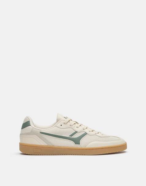 Pull&Bear - Ecrufarvede sneakers i retrostil - view 1