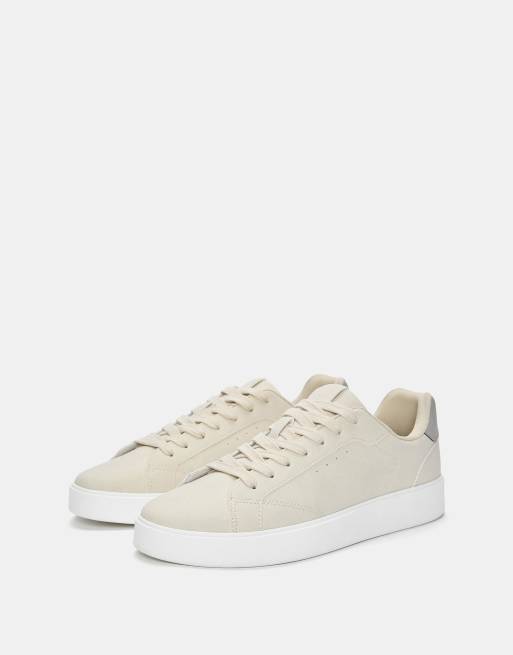 Pull&Bear - Ecrufarvede sneakers, 4 af 4