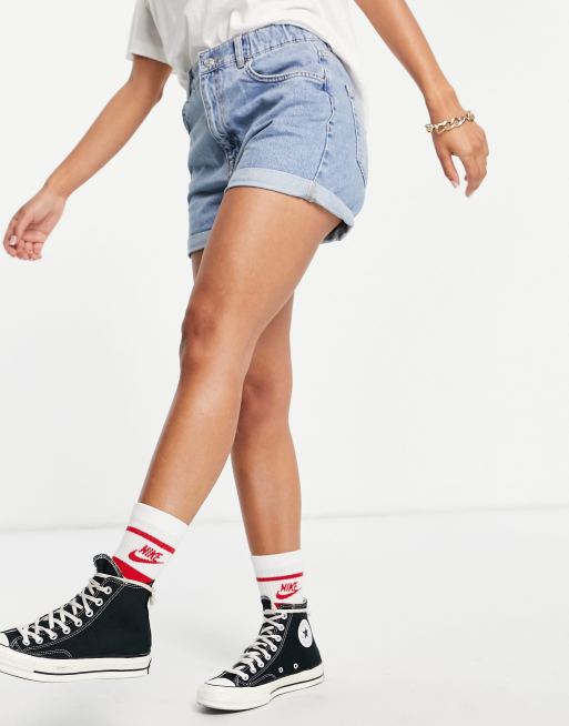 Elasticated Waist Jean Shorts