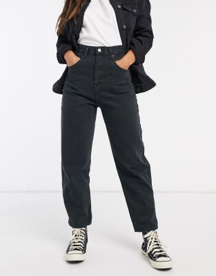 pull and bear elasticated mom jeans