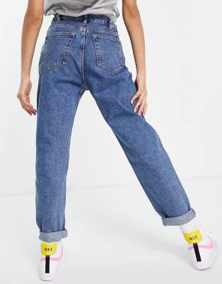 pull&bear elasticated waist mom jean