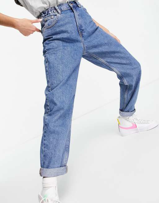 pull and bear black mom jeans