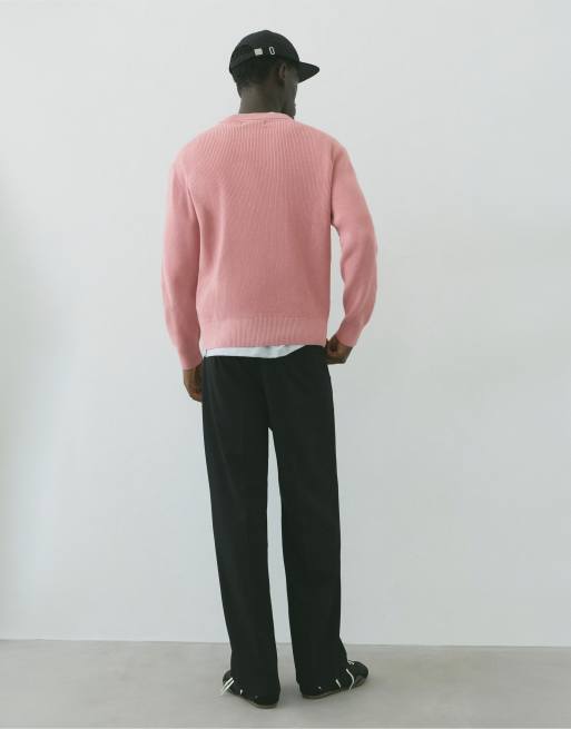 Pull&Bear - Elegante pantalon met wijde pijpen in zwart, 2 van 7
