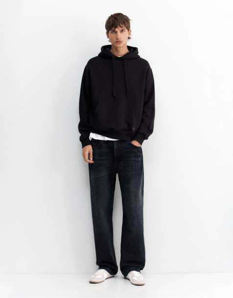Pull&Bear - Ensemble en jersey - Noir - view 1
