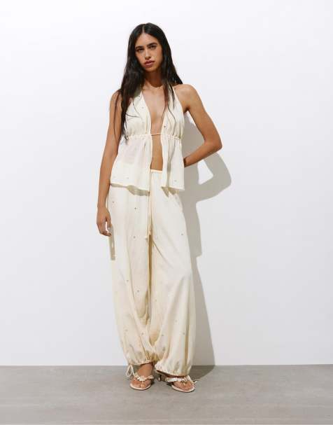Pull&Bear - Ensemble style bohème - Beige - view 1