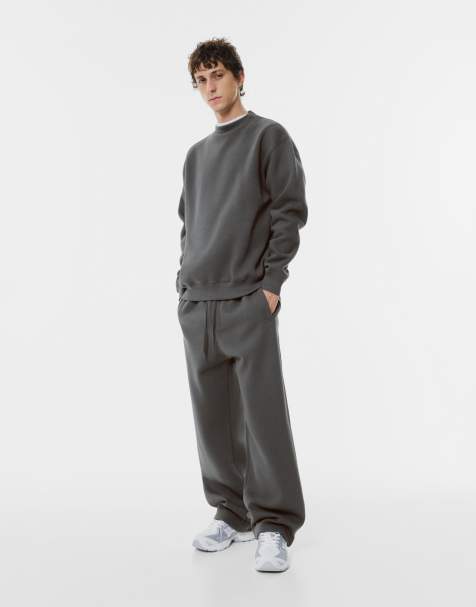 Pull&Bear - Ensemble sweat et pantalon de survêtement - Gris - view 1