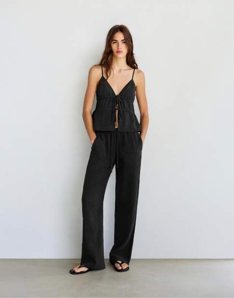 Pull&Bear - Ensemble texturé - Noir - view 1