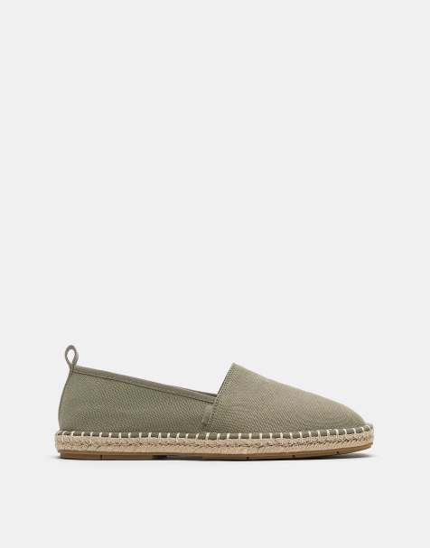Pull&Bear - Espadrilles in iuta kaki - view 1