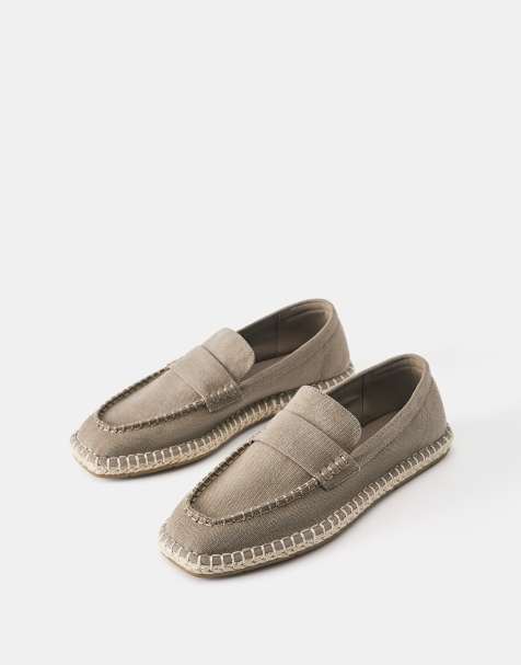 Pull&Bear - Espadrilles van jute in bruin - view 1