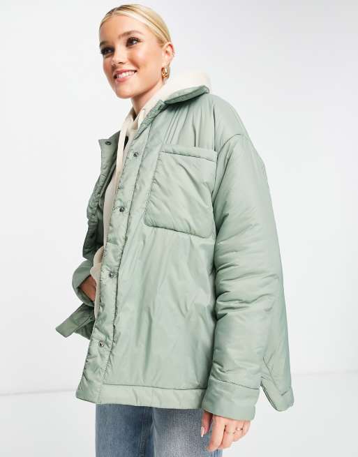 Pull&bear on sale green jacket