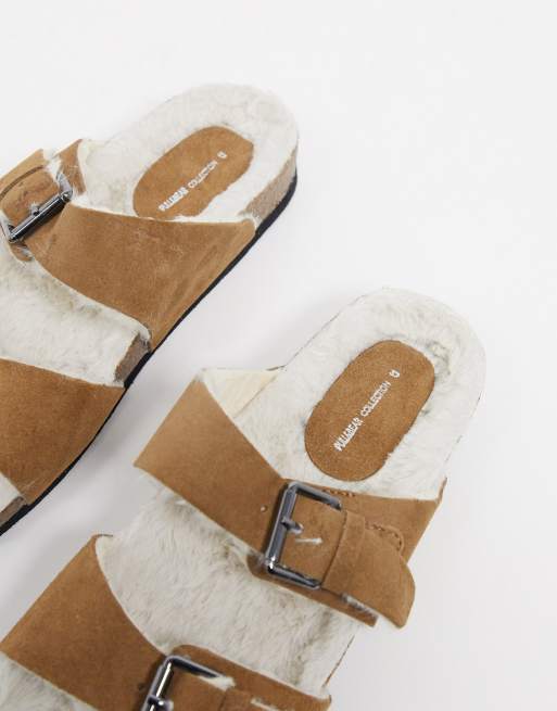 Lined sandals online