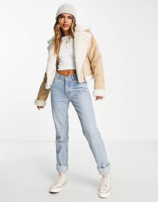 pull and bear beige jacket