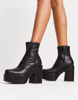 billy kangaroo leather platform boot