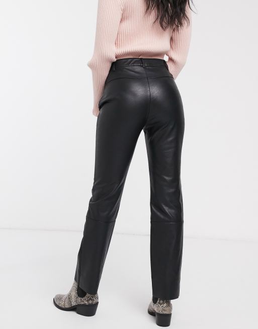 Pull and bear 2025 pantalon simili cuir