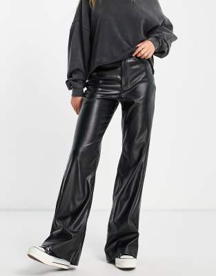 pull and bear leather pants