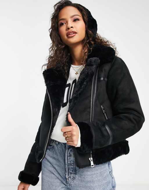 Pull and outlet bear fur jacket