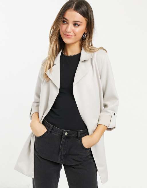 Faux suede clearance duster