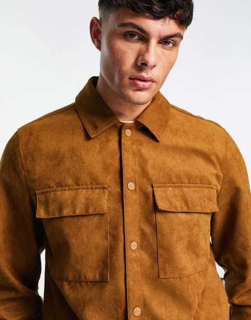 Pull&bear deals suede jacket