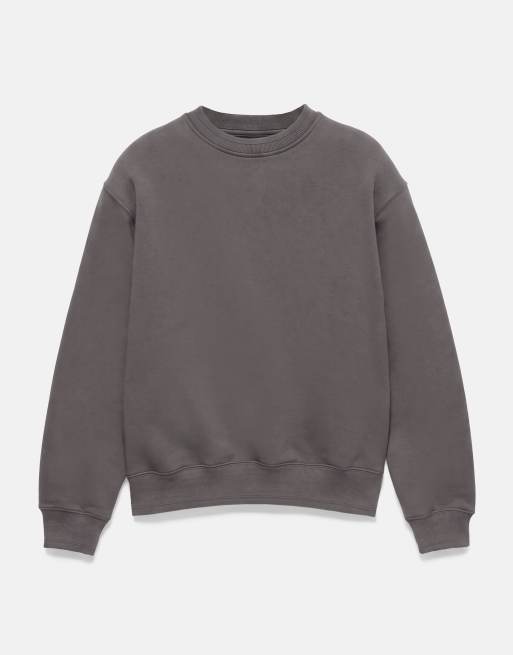 Pull&Bear - Felpa comoda grigia, 5 di 7