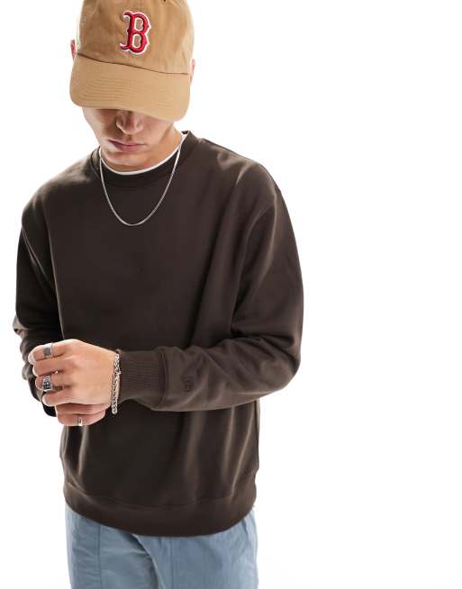 Pull&Bear - Felpa marrone