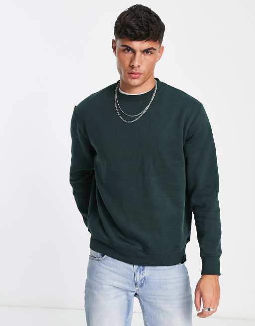 Pull&Bear - Felpa verde