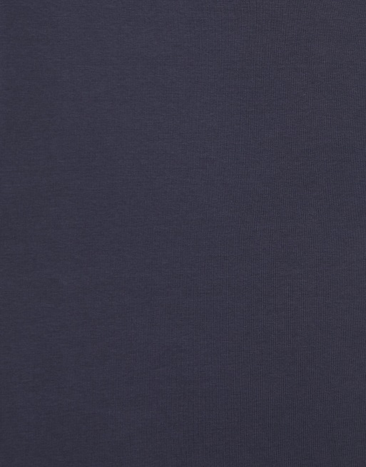Pull&Bear – Figurbetontes, kurzärmliges T-Shirt in Marineblau, 6 von 7