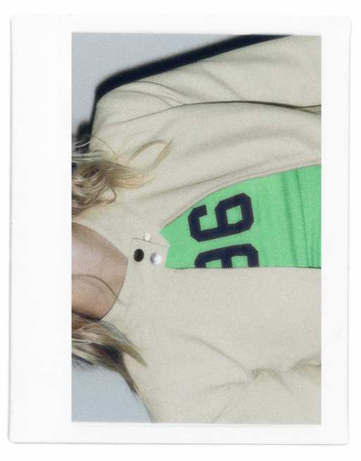 Pull&Bear Fitted high neck jacket in sand, 6 of 7