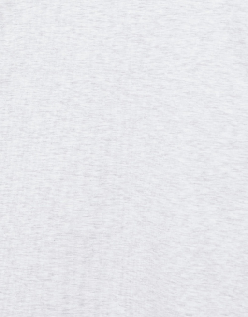 Pull&Bear Fitted short sleeve t-shirt in grey marl, 6 of 7