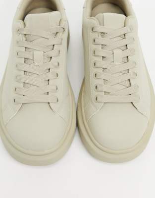 pull and bear flatform trainers
