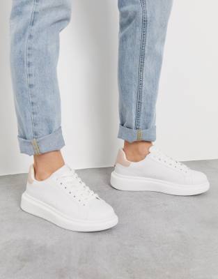 asos flatform trainers