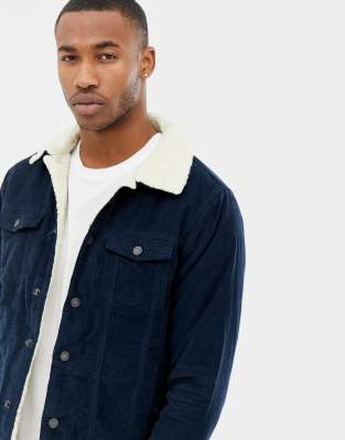 pile lined corduroy jacket