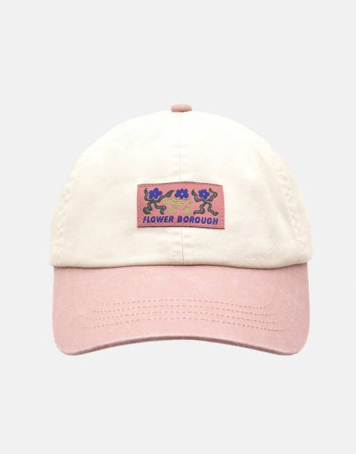Pull&Bear – Flerfärgad, blommig keps