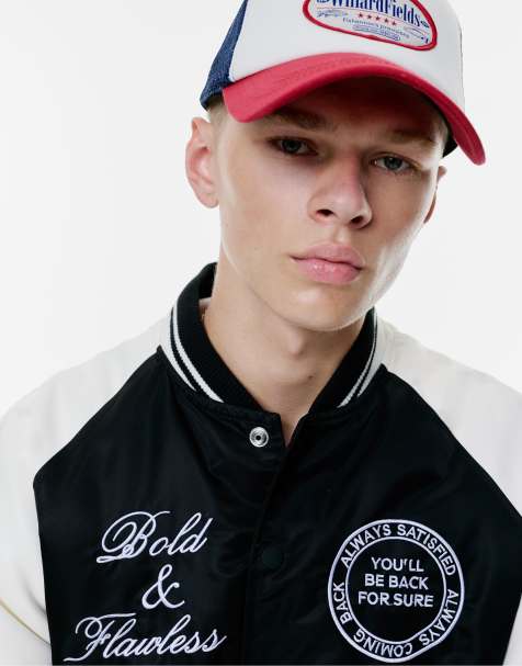 Pull&Bear – Flerfärgad truckerkeps med "Willardfields"-tryck - view 1