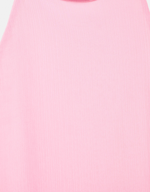 Pull&Bear fließendes Neckholder-Top in Pink, 7 von 7