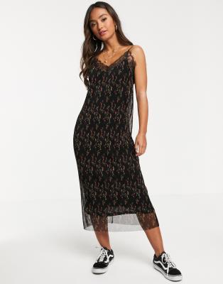 pull and bear slip dress