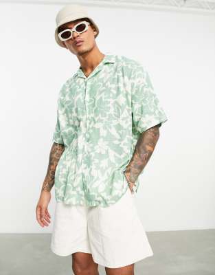 pull and bear floral shirt