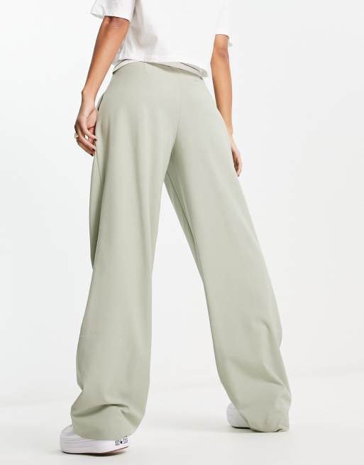 Fold over 2024 waist trousers