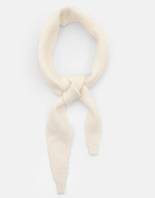 Pull&Bear - Foulard bandana en maille - Beige