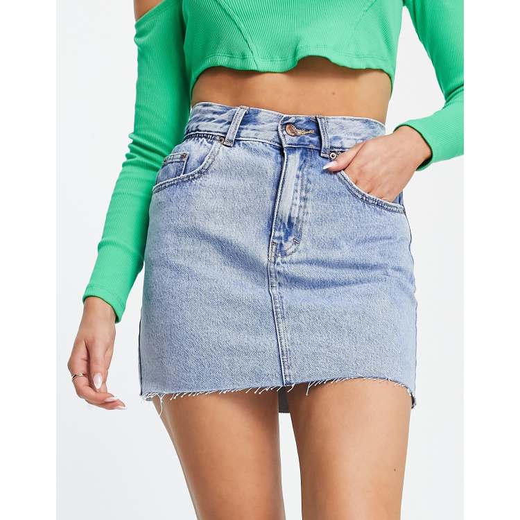 Frayed hot sale mini skirt