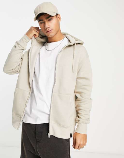 Pull&Bear Men's Zip-Up Hoodie