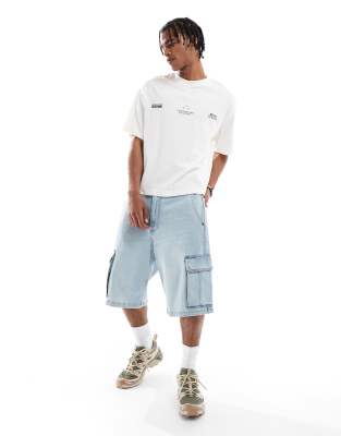 Pull & Bear 'future Release' Back Graphic T-shirt
