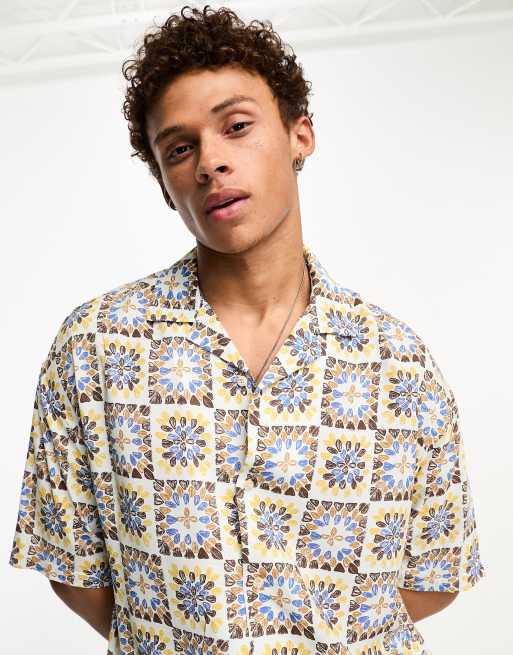 GEOMETRIC PRINT SHIRT