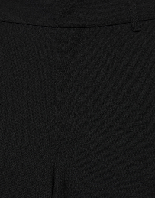 Pull&Bear gestreepte nette broek in zwart, 7 van 7