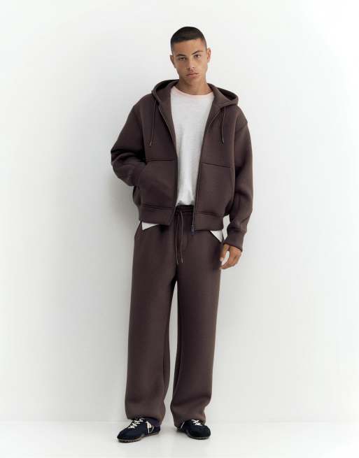 Pull&Bear giacca con cappuccio e zip in grigio, 4 di 6