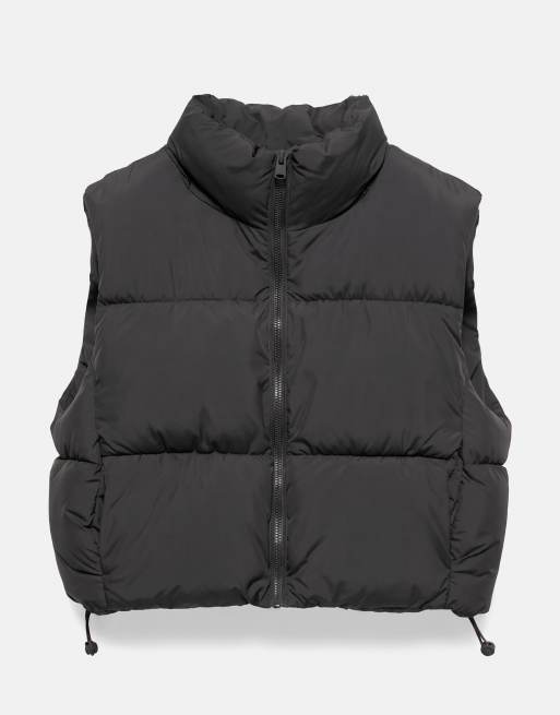 Pull&Bear gilet imbottito nero, 5 di 7