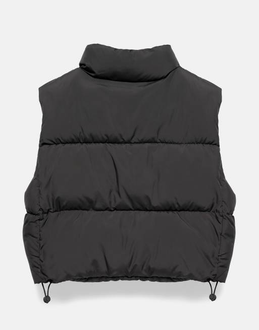 Pull&Bear gilet imbottito nero, 7 di 7