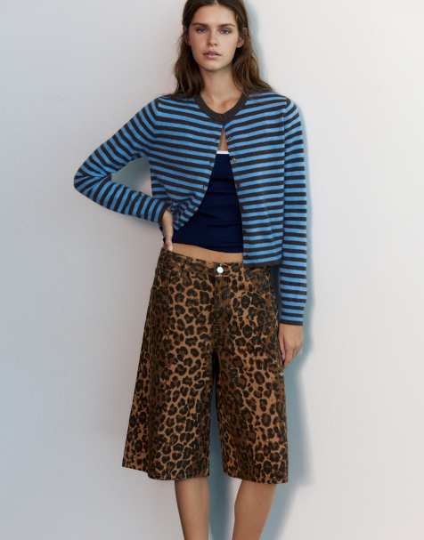 Pull&Bear gilet regular fit bleu - view 1
