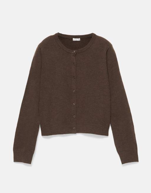 Pull&Bear gilet regular fit marron, 5 de 7