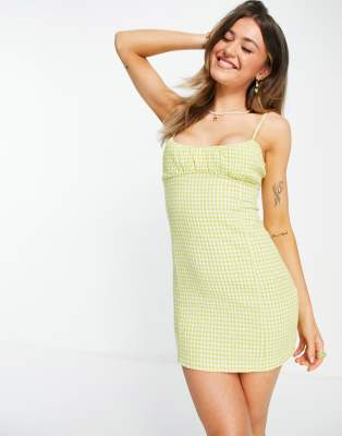 Strapless short dress - PULL&BEAR